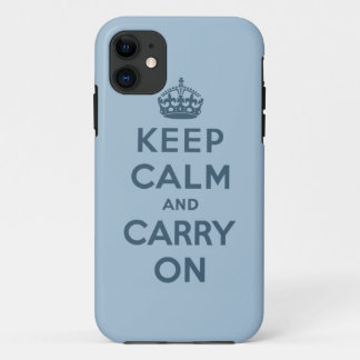 Blau behält Ruhe und macht weiter Case-Mate iPhone Hülle