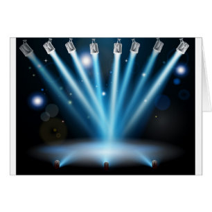 Blau beleuchtet Konzept