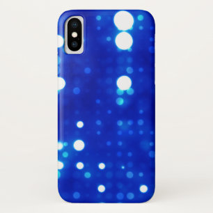 Blau beleuchtet Tupfen-Muster Case-Mate iPhone Hülle