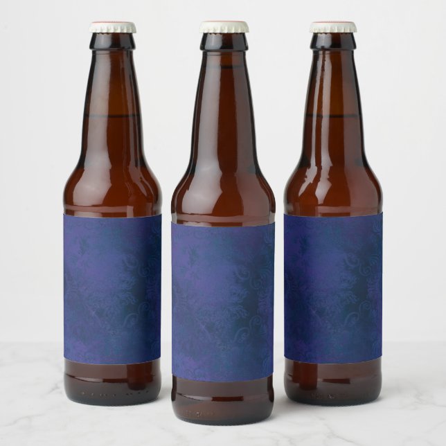 blau bierflaschenetikett (Flaschen)