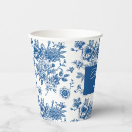 Blau-blaues Brautparty Pappbecher