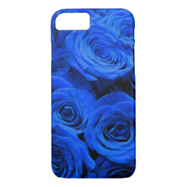 Blau blühende Blumen blauer Rose Case-Mate iPhone Hülle