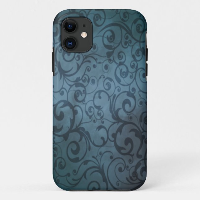 Blau blüht Case-Mate iPhone hülle (Rückseite)