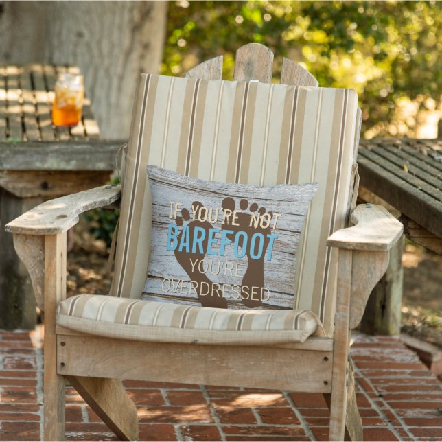 Blau-braune Imitate, geerbt aus Holz Pollenmuster Kissen (Stuhl)