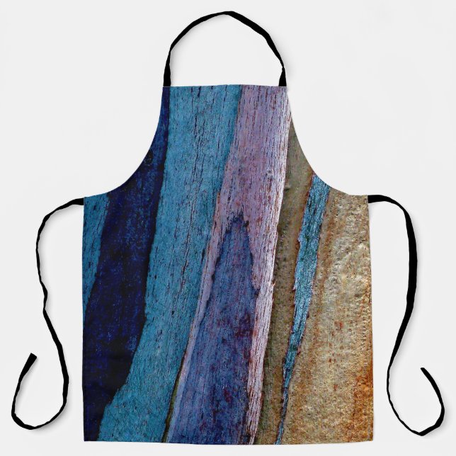 Blau-braune Lackoberfläche Schürze (Vorderseite)