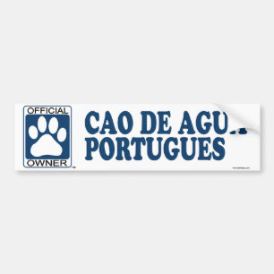 Blau Cao De Agua Portugues Autoaufkleber