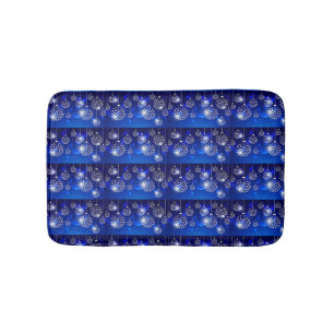 **BLAU CHRISTMAS BULBS** BADEZIMMER MATISCH BADEMATTE
