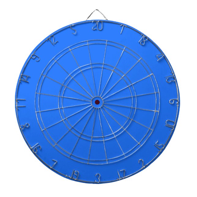 Blau (Crayola) (Vollfarbe) Dartscheibe (vorne)