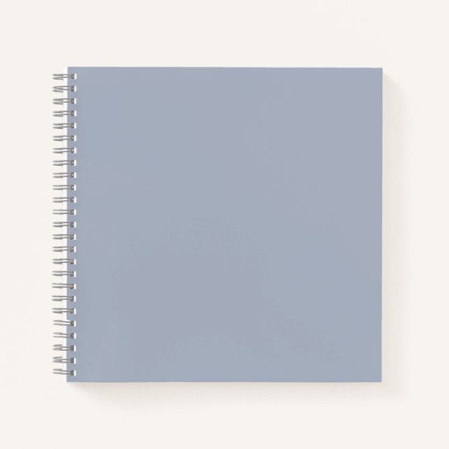 Blau (Crayola) (Vollfarbe) Notizbuch (Vorderseite)