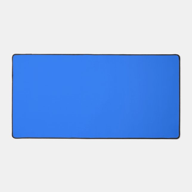 Blau (Crayola) (Vollfarbe) Schreibtischunterlage (Vorderseite)