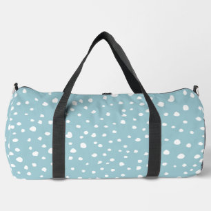 Blau-Dalmatiner-Punkte, Dalmatiner-Punkte, gepunkt Duffle Bag