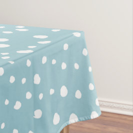 Blau-Dalmatiner-Punkte, Dalmatiner-Punkte, gepunkt Tischdecke