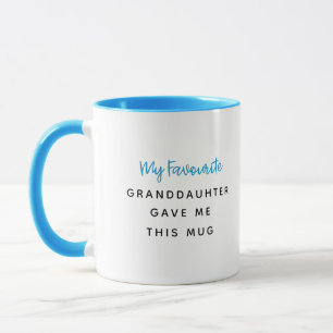Blau, das mir mein Favorit diese Tasse gab