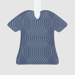 Blau, dekorativ, einfach, modern, trendige und gew ornament