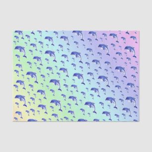 Blau, Delphin, Fisch, Natur, Wasser, Design, Seidenpapier