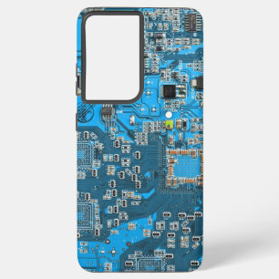 Blau der Computergehäuse Samsung Galaxy Hülle