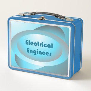 Blau des Elektroingenieurs Metall Brotdose