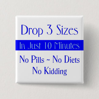 Blau des Knopf-Tropfen-3 Button