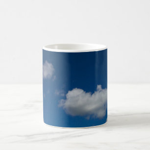 Blau die Tasse des Himmels die Grenze-