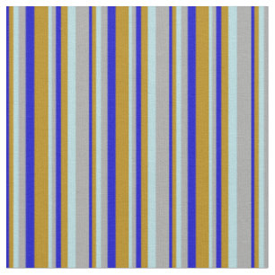 Blau, dunkel Goldenrod, Pulver blau und dunkelgrau Stoff