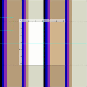 Blau, dunkel Orchid, Tan, Beige und schwarz Stoff