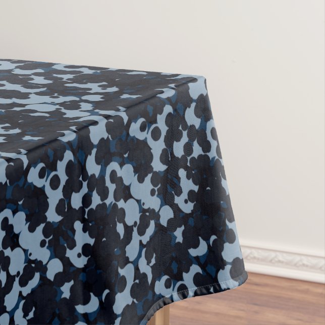 blau, dunkelblau, hellblau abstrakt tischdecke (Beispiel)