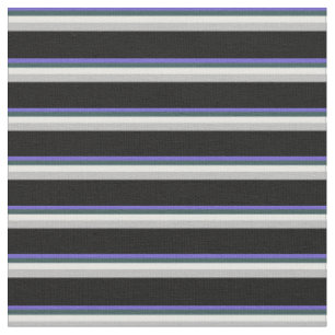 Blau, dunkelschiefer Grau, Minzcreme, Grau und Sch Stoff