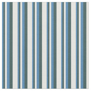 Blau, dunkelschiefer grau und Minzcreme farbig Stoff