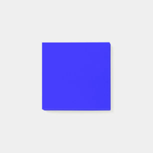Blau einfarbig post-it klebezettel