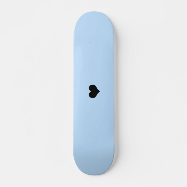 Blau | Erstellen Sie Ihr eigenes Skateboarddesign Skateboard (Vorne)