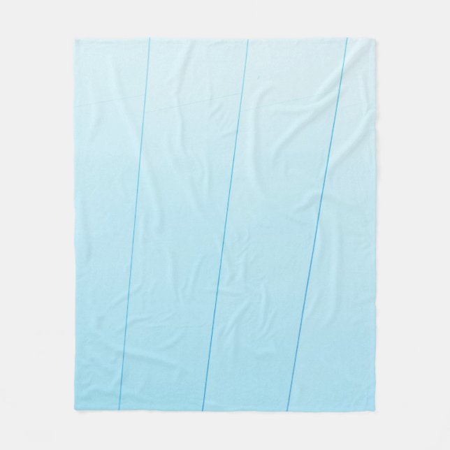 Blau Fleecedecke (Vorderseite)