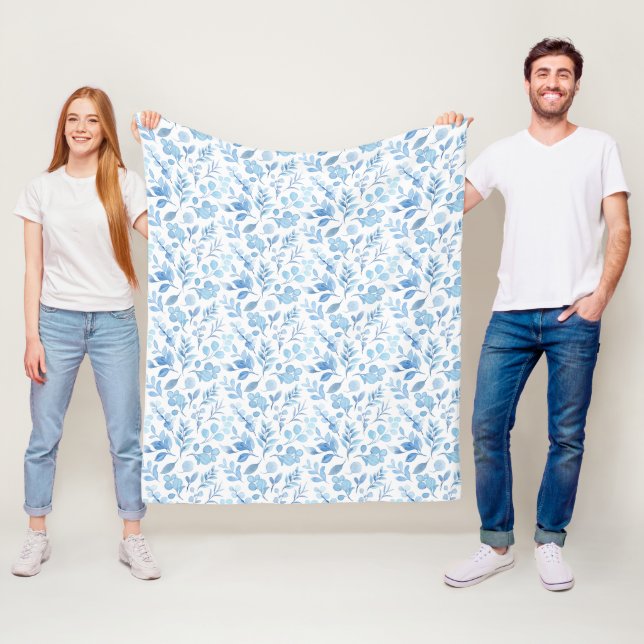 Blau Fleecedecke (Beispiel)