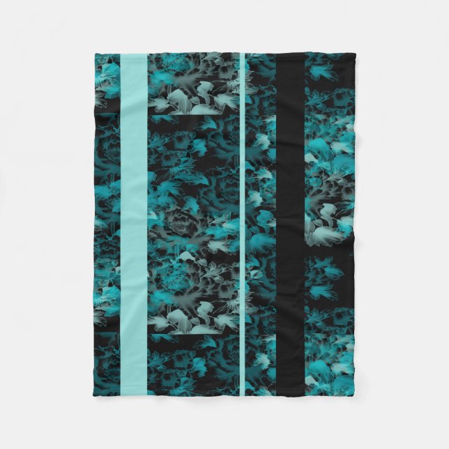 Blau Fleecedecke (Vorderseite)