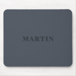 Blau gedämmt, Asche blauer individuelle Name Mousepad