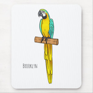 Blau-Gelb-Cartoon Mousepad