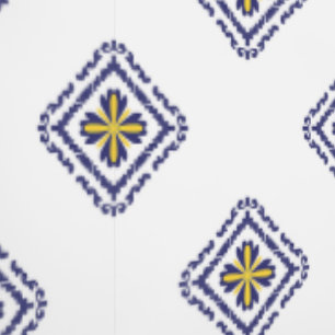 Blau, Gelb und Weiß Moderne geometrische Printwerb Tapete