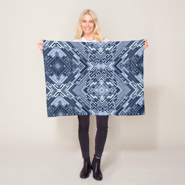 Blau geometrisch abstraktes Decke (Beispiel)