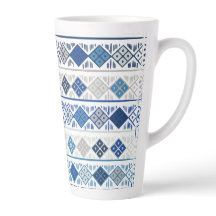 blau geometrisch