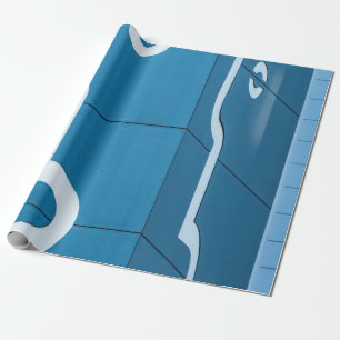 Blau Geschenkpapier