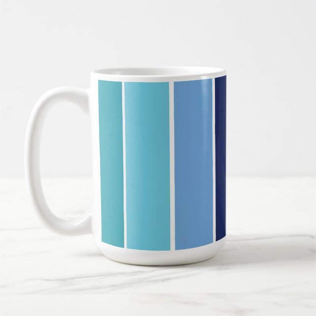 blau gestreift kaffeetasse (Links)