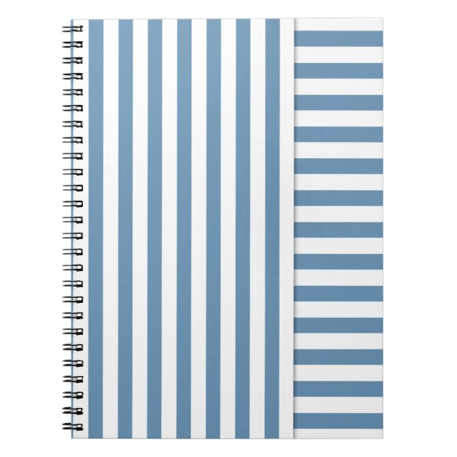 blau gestreift notizblock (Vorderseite)