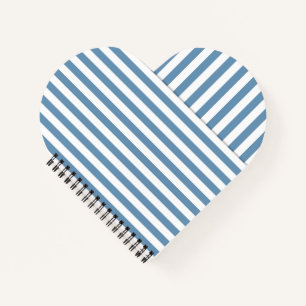 blau gestreift notizbuch