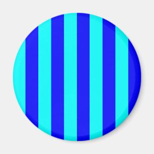 Blau gestreifter Magnet