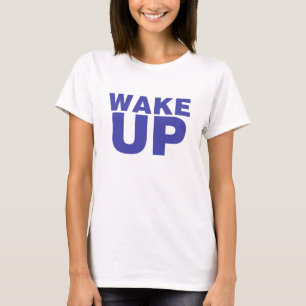 Blau geweckt T-Shirt