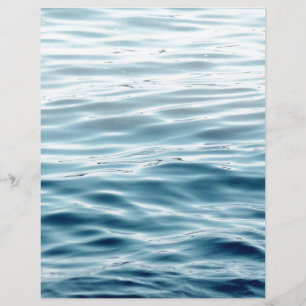 Blau gewellt