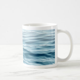 Blau gewellt kaffeetasse