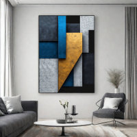 Blau, Gold und Beton