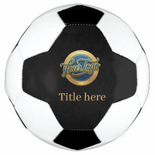 blau golden Ihr Logo Geschäftstitel Webseite edita Fußball