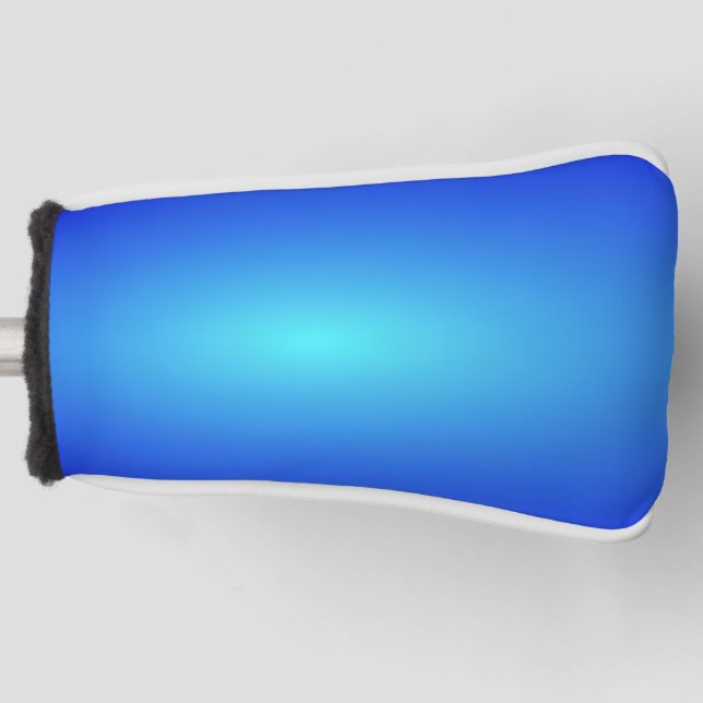 Blau Golf Headcover (Vorderseite)