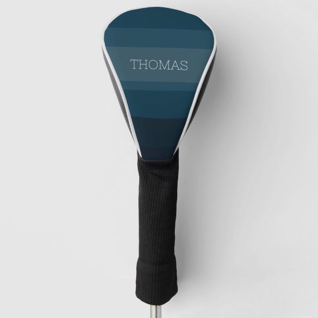 Blau Golf Headcover (Vorderseite)